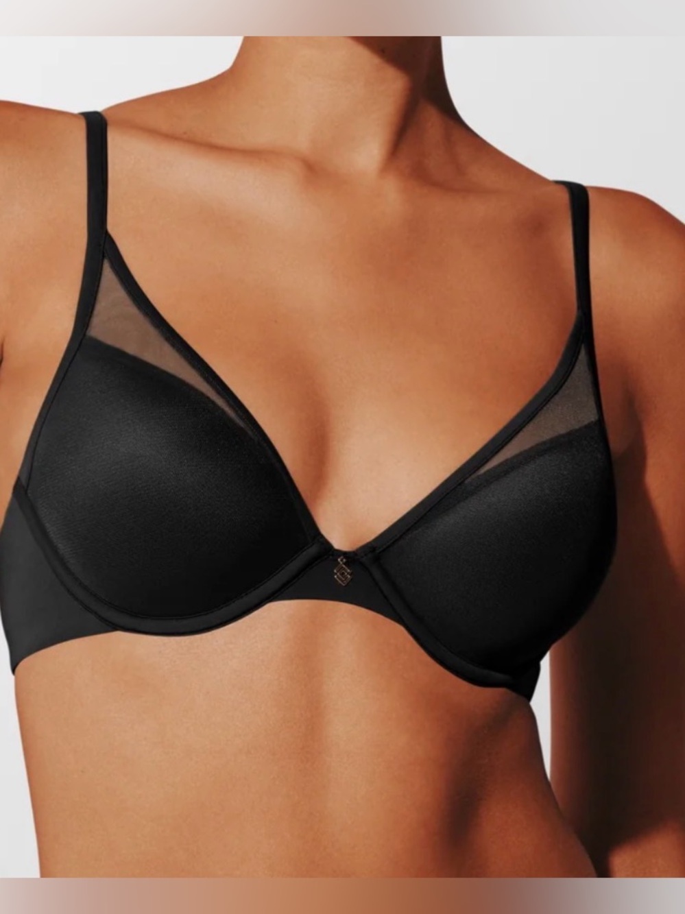 NWT ThirdLove Uplift Plunge Bra black 34D